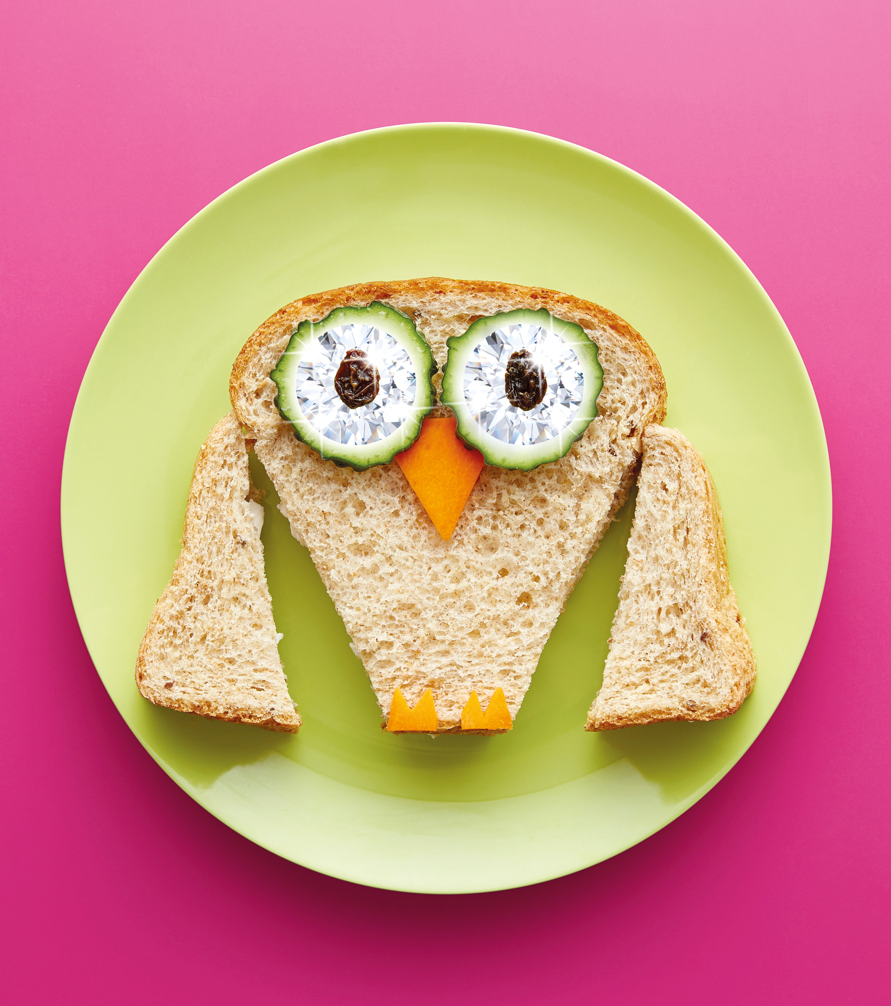 Owl on toast